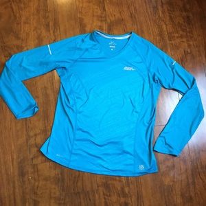 Nike- Dri Fit Running Long Sleeve Top. Size L